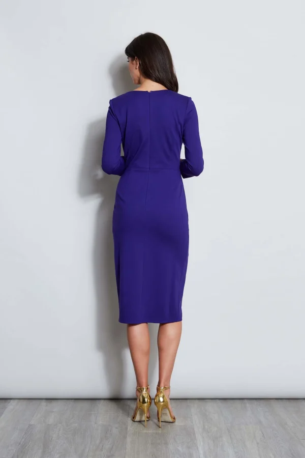 Elie Tahari Dresses & Jumpsuits | Long Sleeve Dresses-Keyhole Ring Wrap Dress