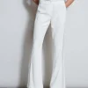 Elie Tahari Bottoms-Lace Trim Fit & Flare Pant