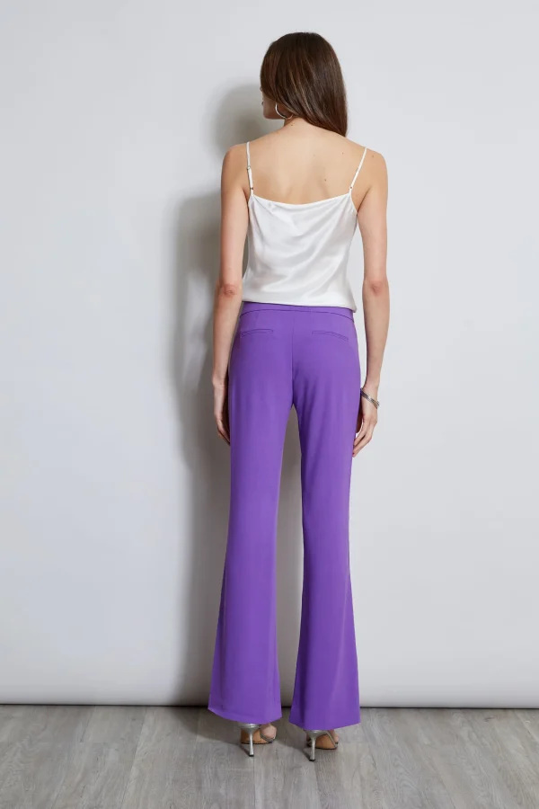 Elie Tahari Bottoms-Lace Trim Fit & Flare Pant