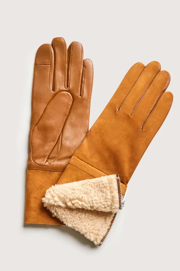 Elie Tahari Fragrance | Gloves-Leather Shearling Gloves