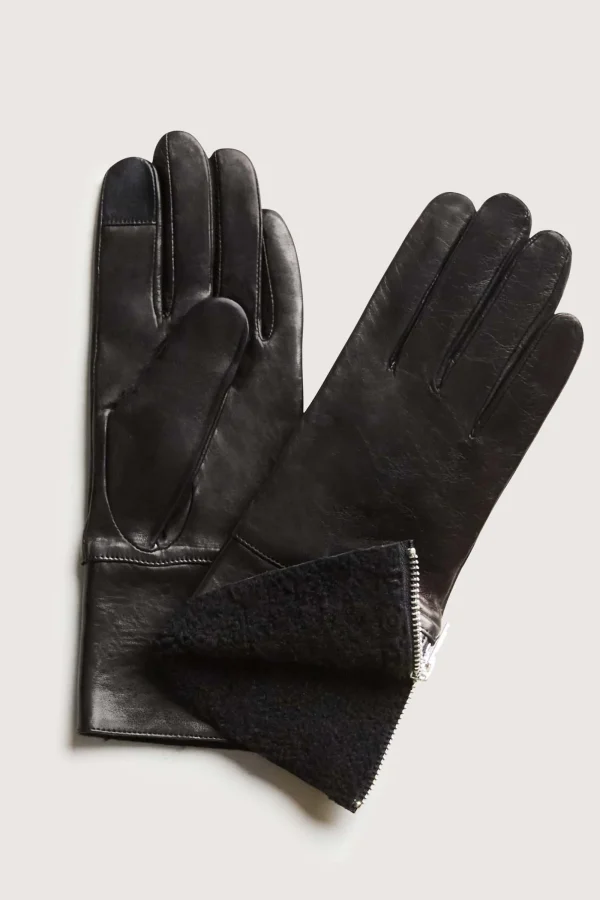 Elie Tahari Fragrance | Gloves-Leather Shearling Gloves