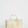 Elie Tahari Suiting | Fragrance-Leather Weave Handbag