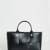 Elie Tahari Suiting | Fragrance-Leather Weave Handbag