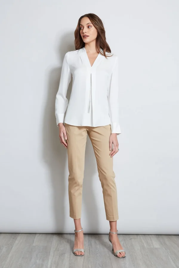 Elie Tahari Tops & Sweaters-Long Sleeve Chain Shirt