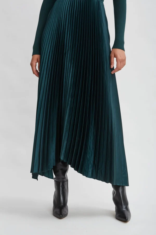 Elie Tahari Dresses & Jumpsuits | Long Sleeve Dresses-Long Sleeve Knit Pleated Dress