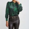 Elie Tahari Tops & Sweaters-Marble Button Down Shirt