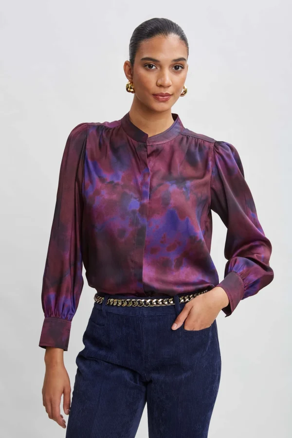 Elie Tahari Tops & Sweaters-Marble Button Down Shirt