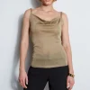 Elie Tahari Tops & Sweaters-Metallic Knit Cami