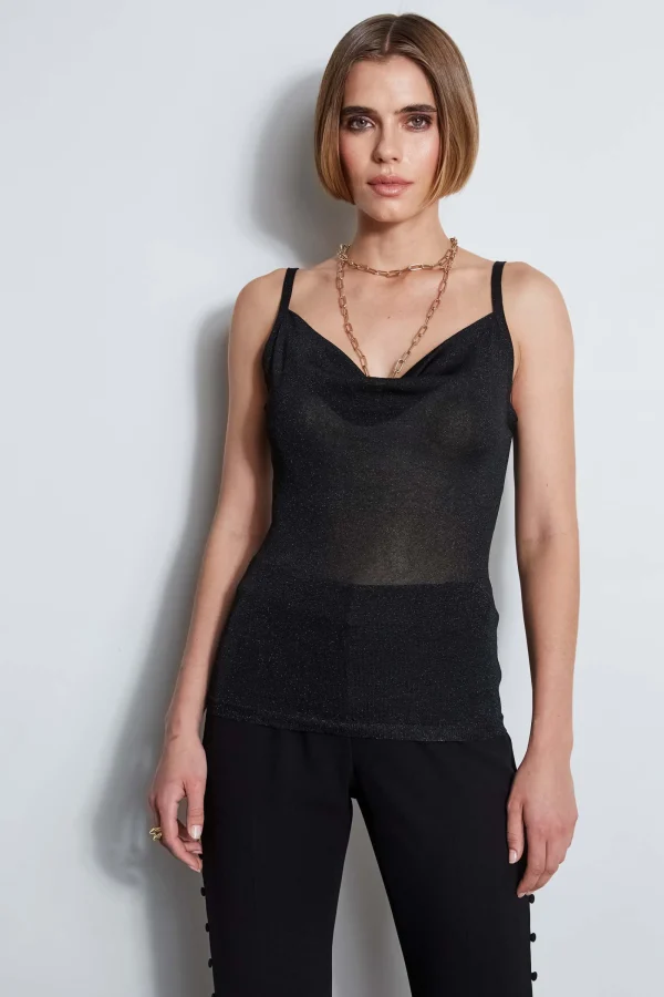 Elie Tahari Tops & Sweaters | Suiting-Metallic Knit Cami