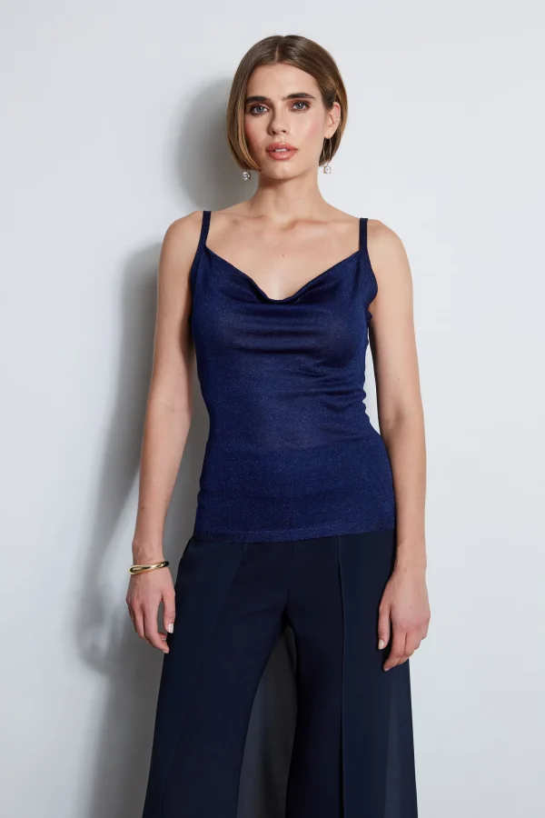 Elie Tahari Tops & Sweaters-Metallic Knit Cami