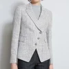 Elie Tahari Jackets & Blazers-Metallic Tweed 3 Button Blazer