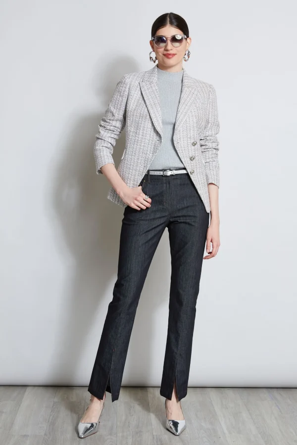 Elie Tahari Jackets & Blazers-Metallic Tweed 3 Button Blazer