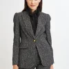 Elie Tahari Suiting | Jackets & Blazers-Metallic Tweed Blazer