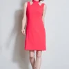 Elie Tahari Dresses & Jumpsuits | Sleeveless Dresses-Mock Neck Cut Out Dress