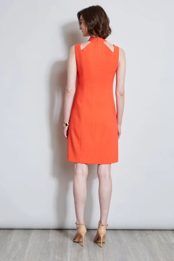 Elie Tahari Dresses & Jumpsuits | Sleeveless Dresses-Mock Neck Cut Out Dress