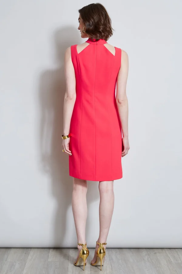 Elie Tahari Dresses & Jumpsuits | Sleeveless Dresses-Mock Neck Cut Out Dress