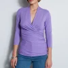 Elie Tahari Tops & Sweaters-Mock Wrap Knit