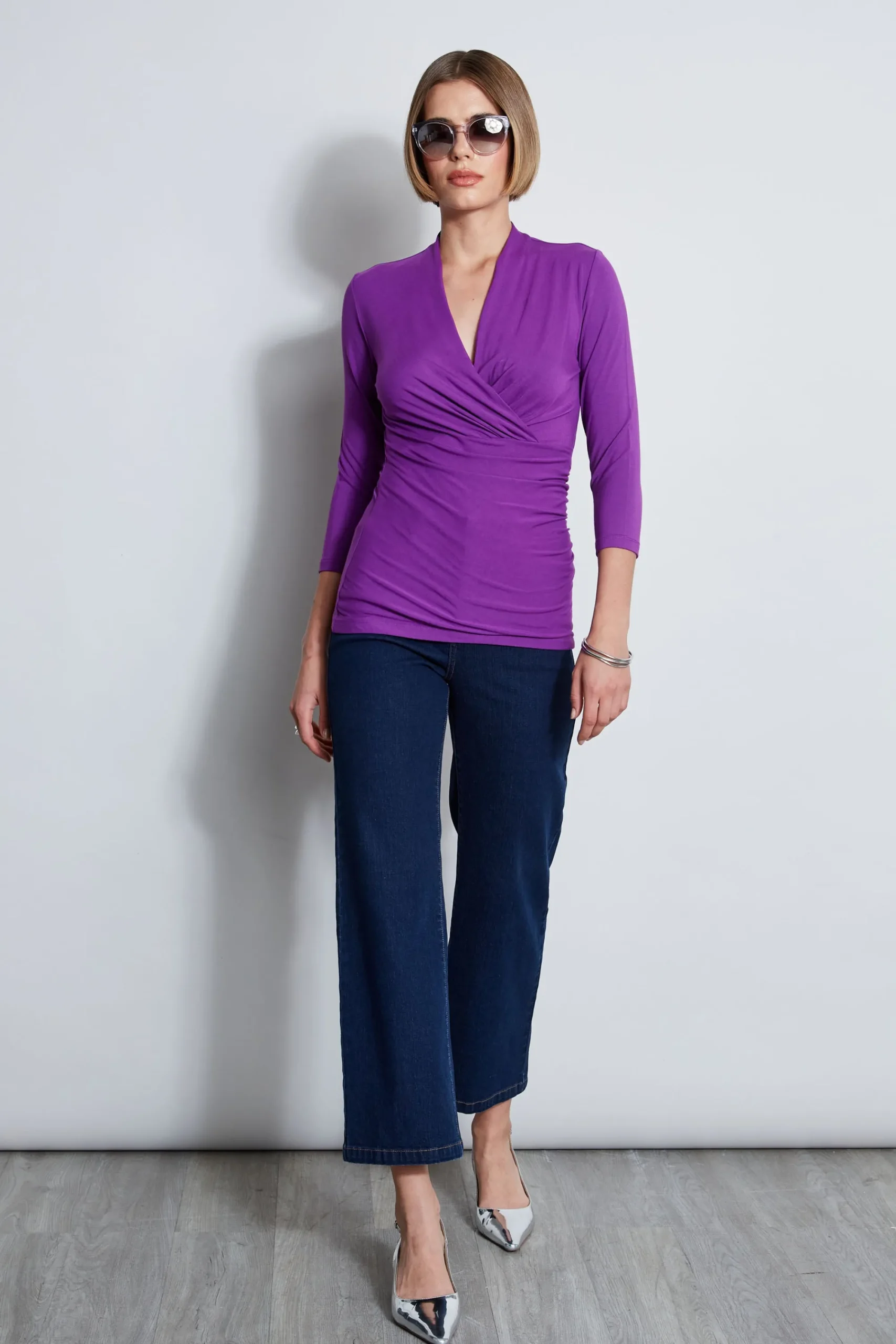 mock_wrap_knit_2-4.webp Elie Tahari Tops & Sweaters-Mock Wrap Knit