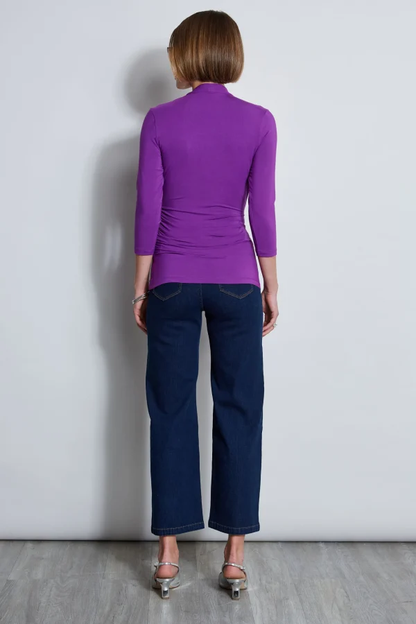 Elie Tahari Tops & Sweaters-Mock Wrap Knit