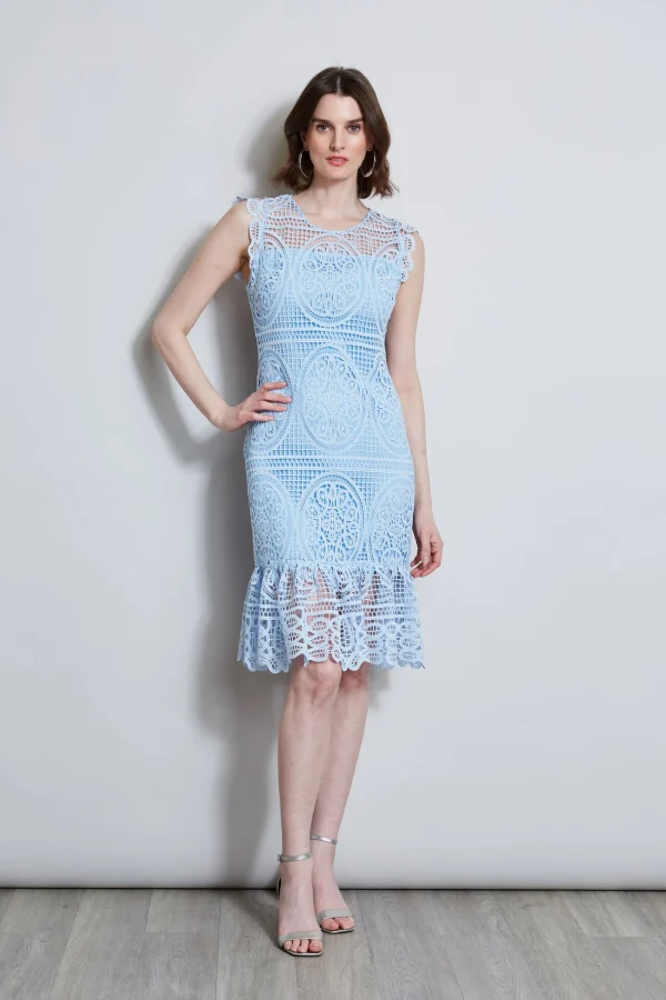 Elie Tahari Dresses & Jumpsuits | Sleeveless Dresses-Mosaic Lace Dress