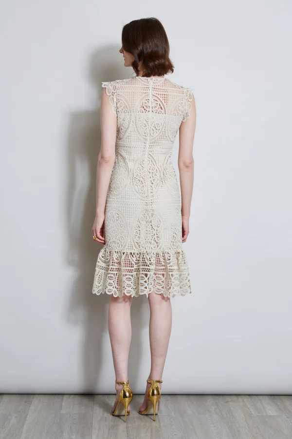 Elie Tahari Dresses & Jumpsuits | Sleeveless Dresses-Mosaic Lace Dress