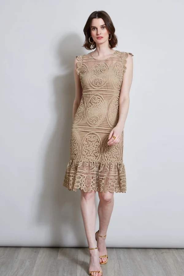 Elie Tahari Dresses & Jumpsuits | Sleeveless Dresses-Mosaic Lace Dress