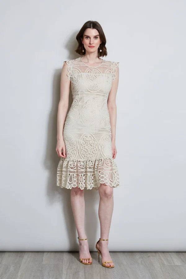 Elie Tahari Dresses & Jumpsuits | Sleeveless Dresses-Mosaic Lace Dress