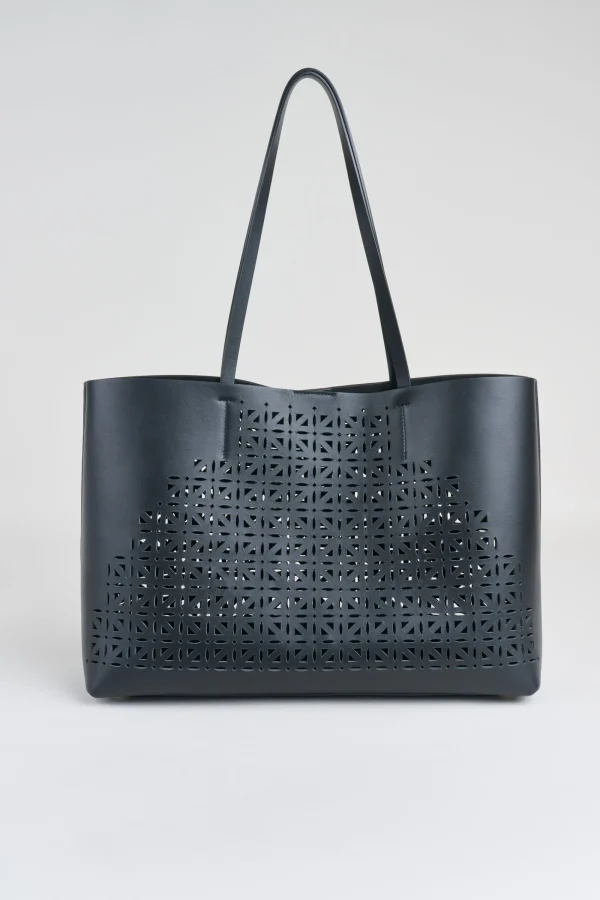 Elie Tahari Fragrance | Gloves-Nappa Leather Lasercut Tote