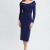 Elie Tahari Dresses & Jumpsuits-Off Shoulder Wool Sweater Dress