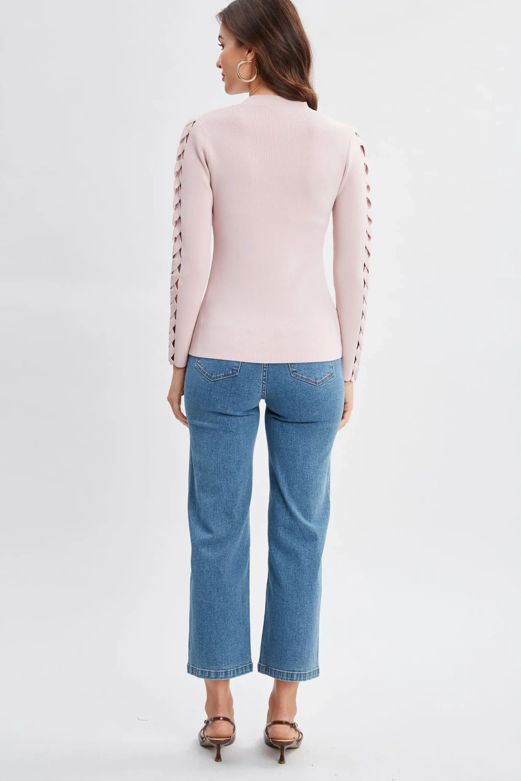 openwork_sleeve_sweater_4-1.webp Elie Tahari Tops & Sweaters-Openwork Sleeve Sweater