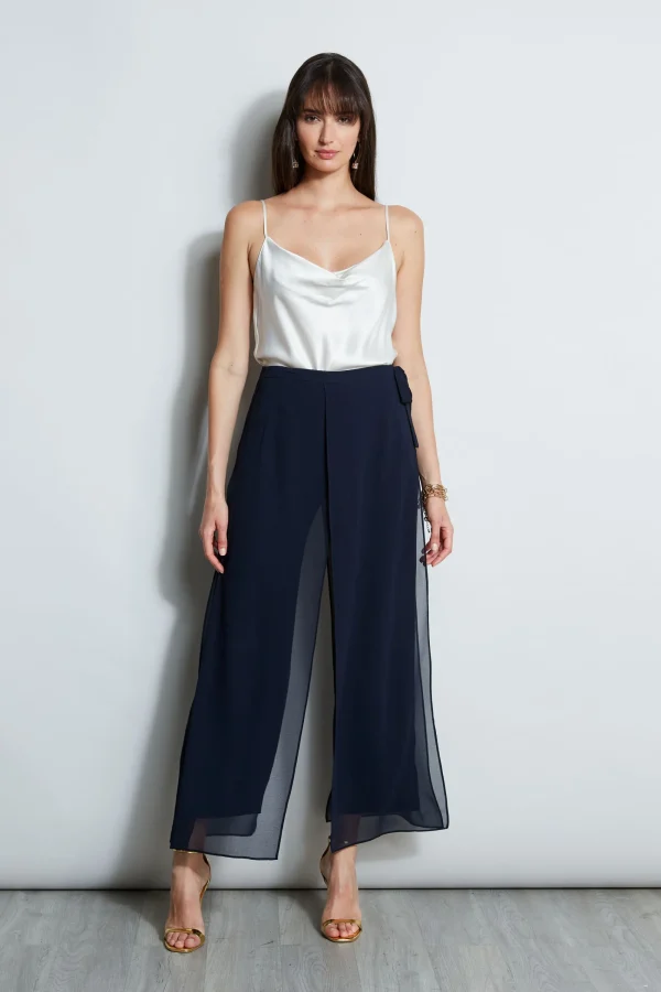 Elie Tahari Bottoms-Overlay Pant