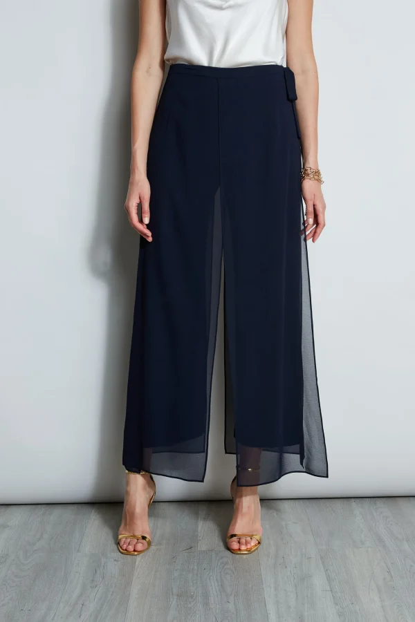 Elie Tahari Bottoms-Overlay Pant