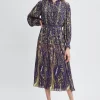 Elie Tahari Dresses & Jumpsuits-Paisley Midi Dress