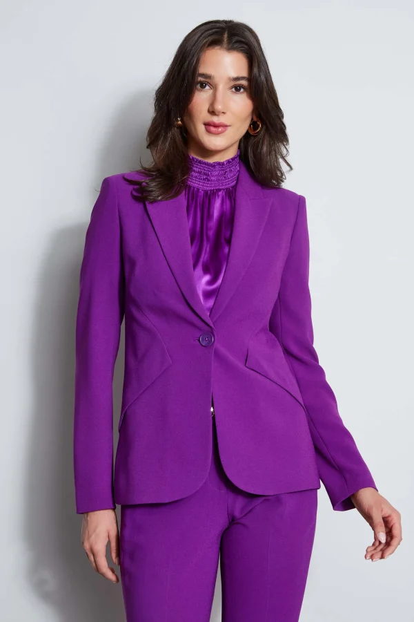 Elie Tahari Jackets & Blazers | Suiting-Panel Single Button Blazer