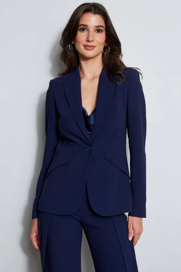 Elie Tahari Jackets & Blazers | Suiting-Panel Single Button Blazer