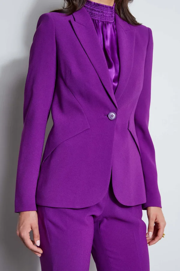 Elie Tahari Jackets & Blazers | Suiting-Panel Single Button Blazer