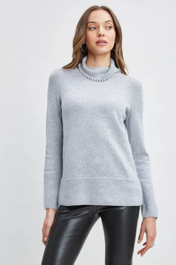 Elie Tahari Tops & Sweaters-Pearl Turtleneck Cashmere Wool Sweater