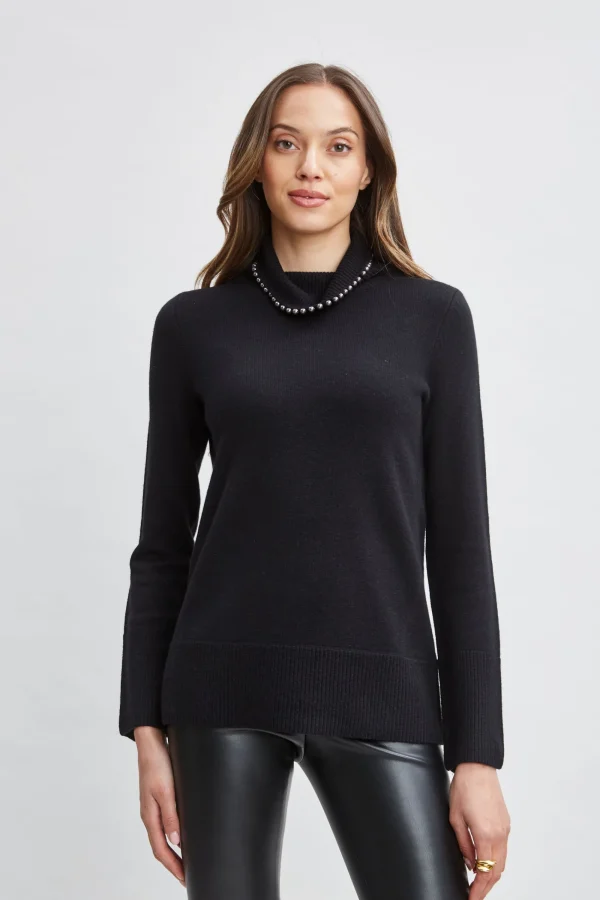 Elie Tahari Tops & Sweaters-Pearl Turtleneck Cashmere Wool Sweater