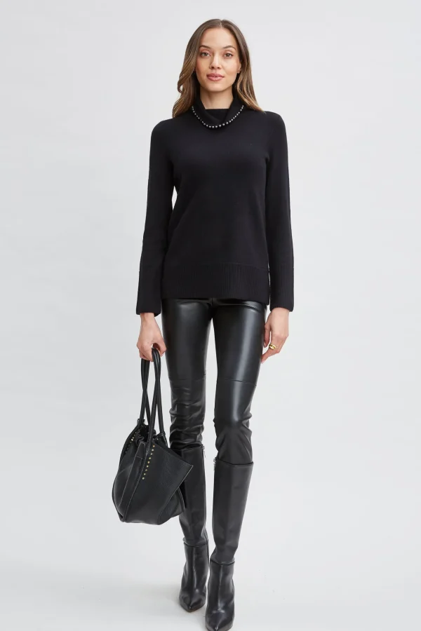 Elie Tahari Tops & Sweaters-Pearl Turtleneck Cashmere Wool Sweater