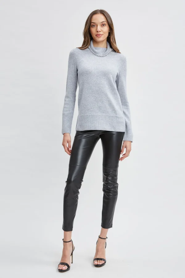 Elie Tahari Tops & Sweaters-Pearl Turtleneck Cashmere Wool Sweater