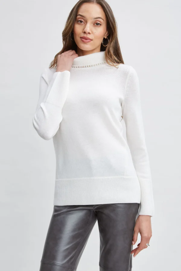 Elie Tahari Tops & Sweaters-Pearl Turtleneck Cashmere Wool Sweater