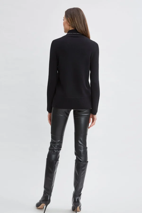 Elie Tahari Tops & Sweaters-Pearl Turtleneck Cashmere Wool Sweater