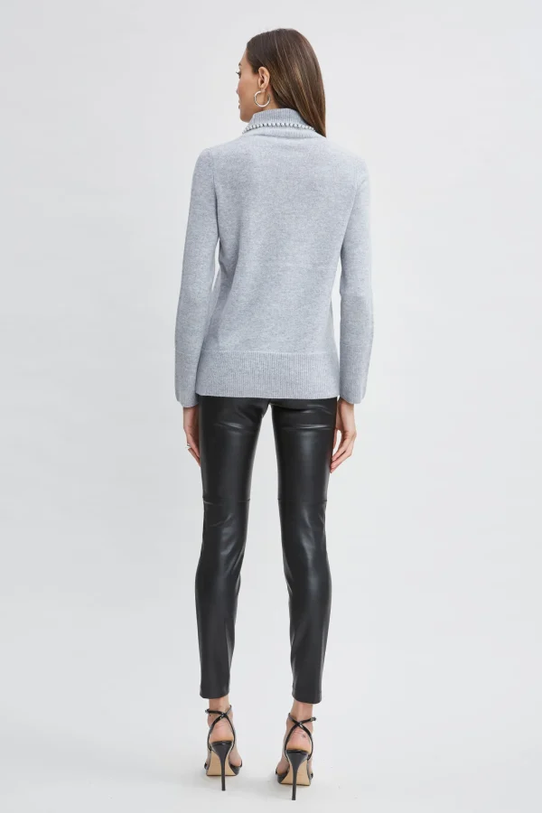 Elie Tahari Tops & Sweaters-Pearl Turtleneck Cashmere Wool Sweater