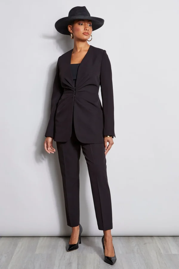 Elie Tahari Jackets & Blazers-Pleat Detail Blazer