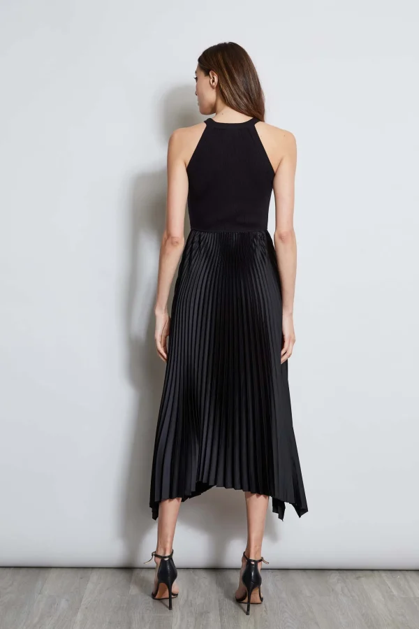 Elie Tahari Dresses & Jumpsuits | Sleeveless Dresses-Pleated Halter Midi Dress