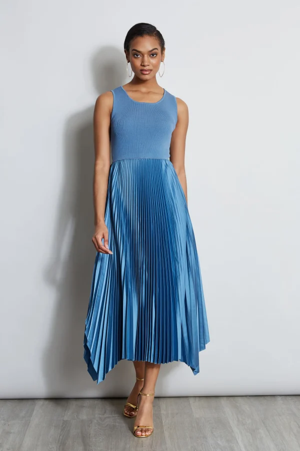 Elie Tahari Dresses & Jumpsuits | Midi Dresses-Pleated Midi Dress