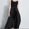 Elie Tahari Dresses & Jumpsuits | Sleeveless Dresses-Pleated Midi Dress