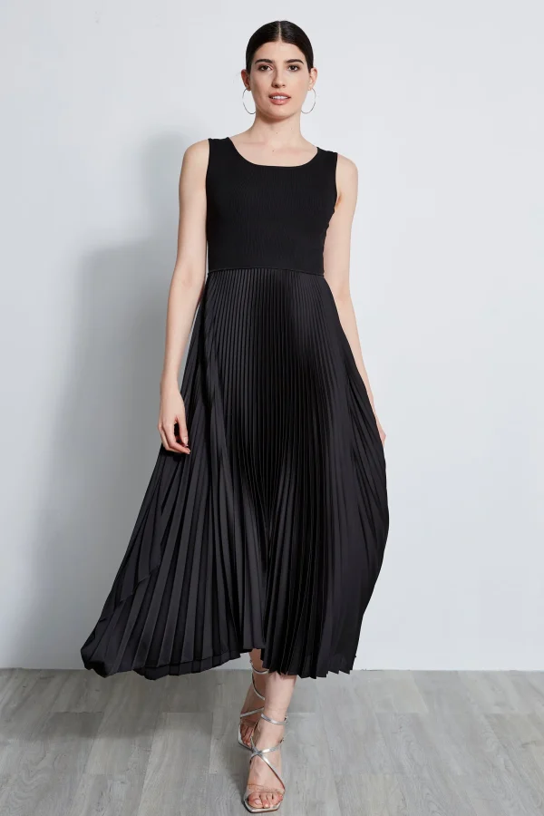 Elie Tahari Dresses & Jumpsuits | Sleeveless Dresses-Pleated Midi Dress