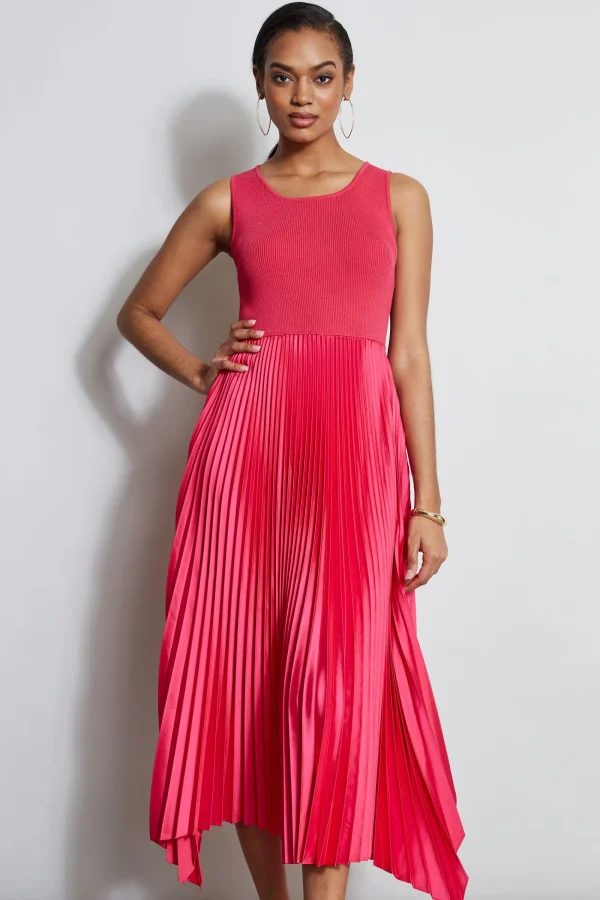 Elie Tahari Dresses & Jumpsuits | Midi Dresses-Pleated Midi Dress