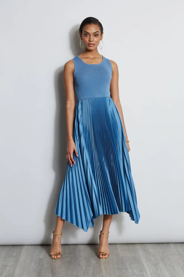 Elie Tahari Dresses & Jumpsuits | Midi Dresses-Pleated Midi Dress